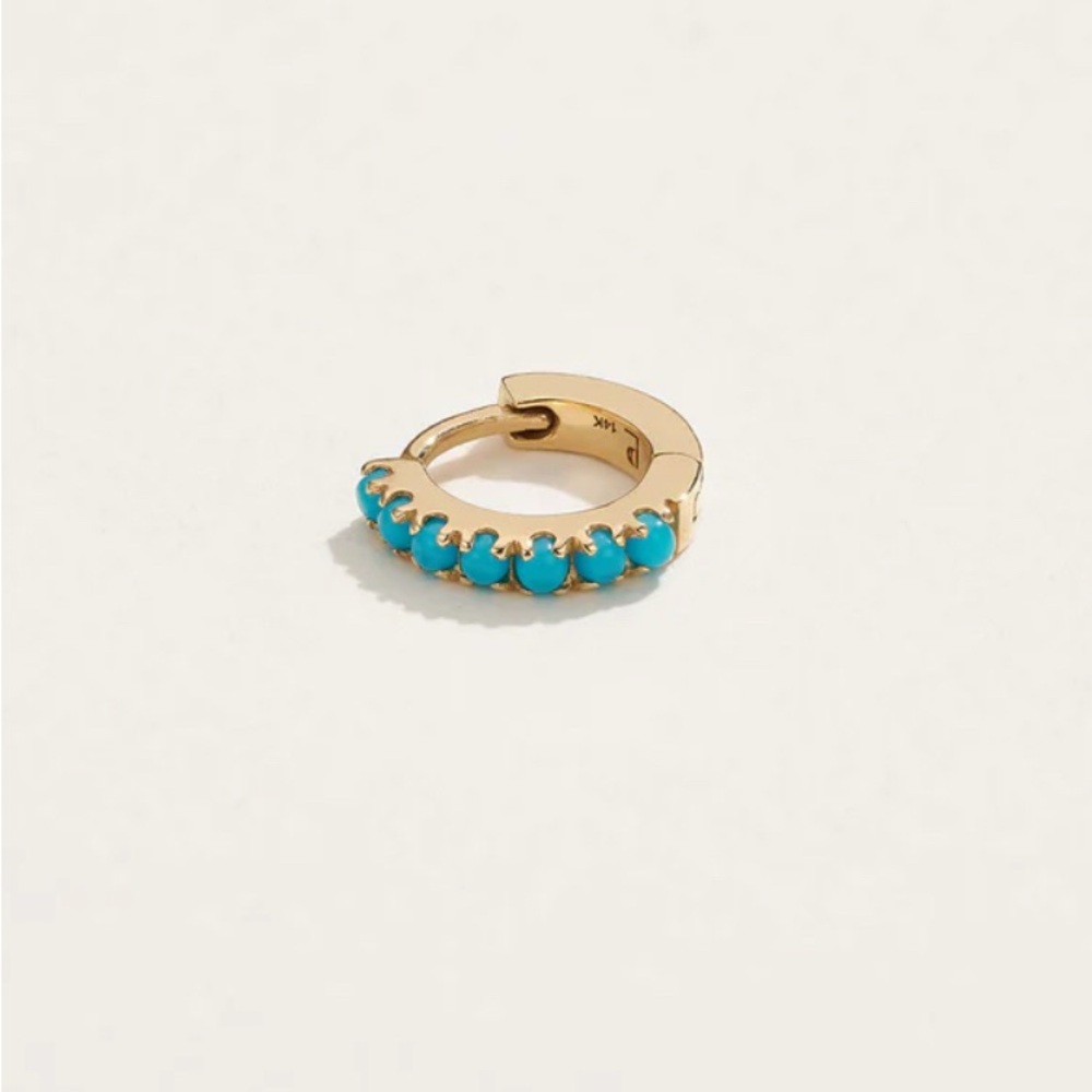 Pamela Love Gold and Blue Earrings with Elegant Design